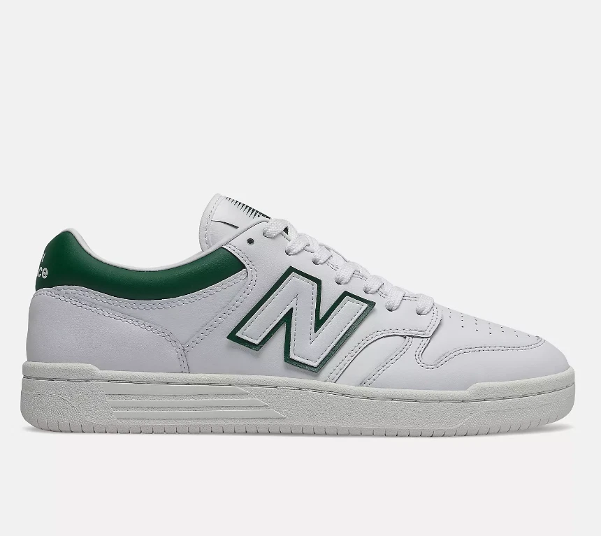 New Balance 480 scarpe da ginnastica uomo bianche taglia UK 11 US 11 5 *REFCRS166