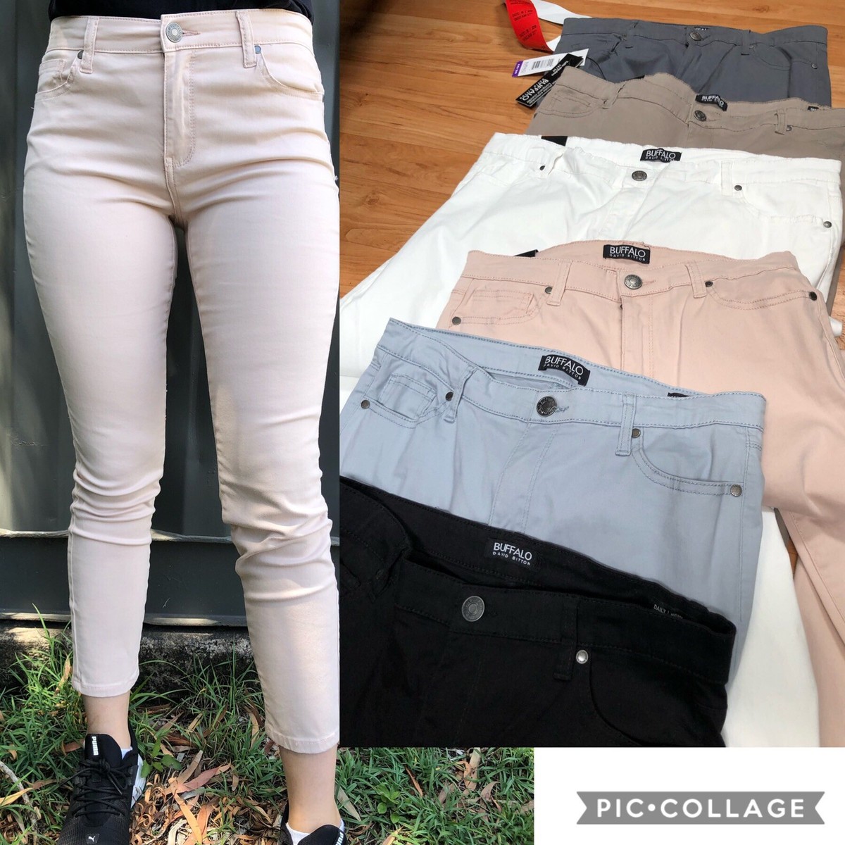 Buffalo By David Bitton Stretch Skinny Leg Ankle Grazer, Super