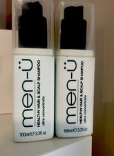 2 X 100ml men-u Healthy Hair & Scalp Shampoo | overcome dandruff & itchy scalp