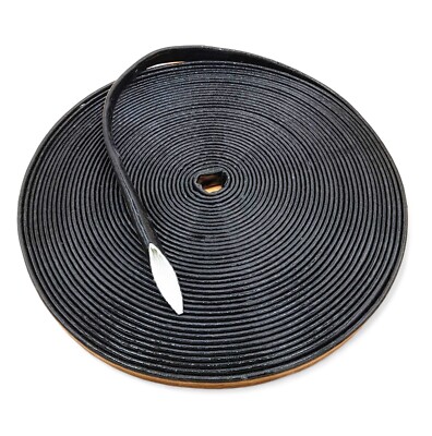 Schwarz Hitze Silikonbeschichtet Fiberglas Hitzeschutz Hülle 22 mm ID - pro Meter