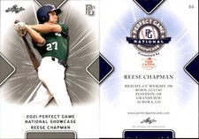 REESE CHAPMAN 2021 LEAF PERFECT GAME 