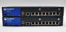 Lot of 2 JUNIPER SRX-210 8-Port Service Gateway No Pwr Adapter