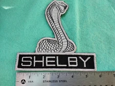 Die Cut Ford Shelby Cobra 350 500 Racing  Uniform Hat 5  58 By 5 78 Patch
