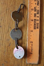 3 Fairfield Connecticut CT Old Dog Tag Tax License Vintage 1971 & 1972 token 