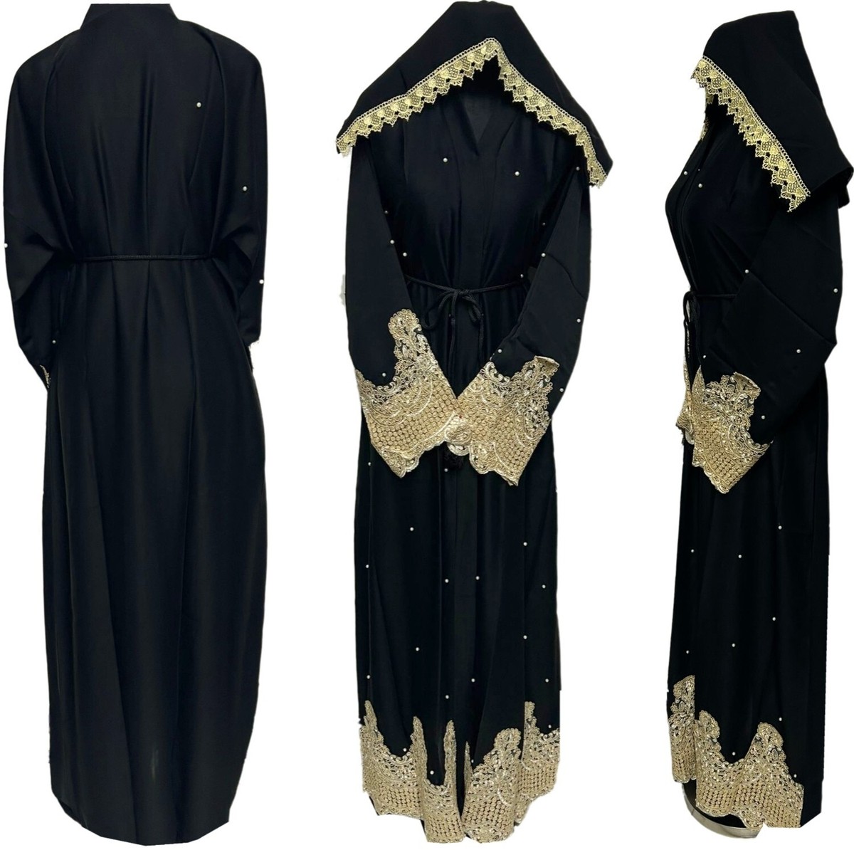 Latest Design Dubai Abaya Style Kaftan Farasha Maxi Dress JALABIYA