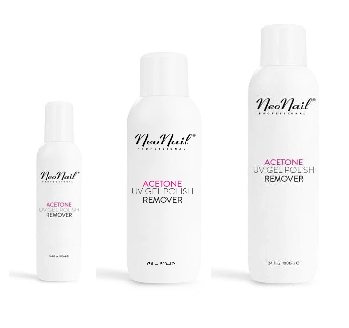 Aceton Remover NeoNail 100ml 500ml 1000ml Nail Polish Hybrid Manicure