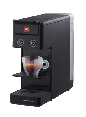 Illy Y3.3 Espresso Machine, Single Serve Coffee espresso machine, 19bar, Black
