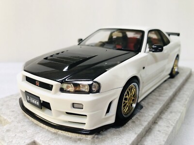1/18 MotorHelix Nissan Skyline R34 GT-R Nismo Z-tune Pearl
