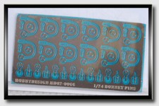 Hobby Design Photoetch - 1/24 Bonnet Pins