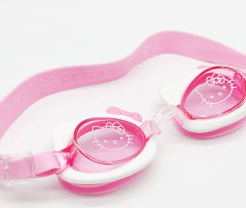 Hello Kitty Pink Swimming goggles Water Summer for Kids - Picture 4 of 5