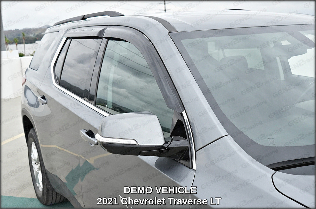 WINDOW VISORS for 2018 → 2023 Chevrolet Traverse / DEFLECTOR VENT