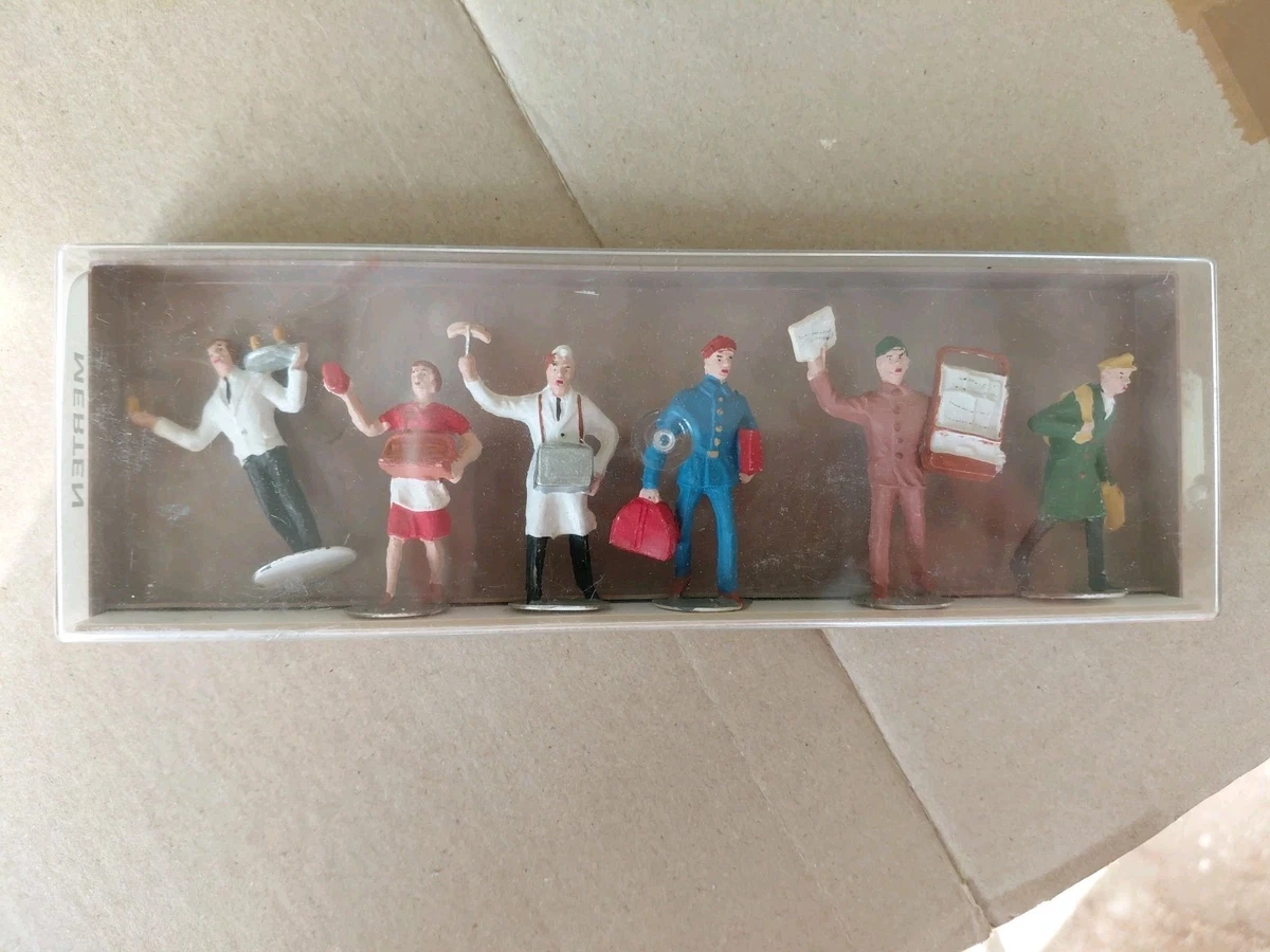 Figurines Merten en plastique pour modélisme ferroviaire à l'échelle HO