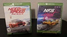 Need for Speed Payback + NFS Heat Game Lot Of 2 Xbox One Brand New Sealed 