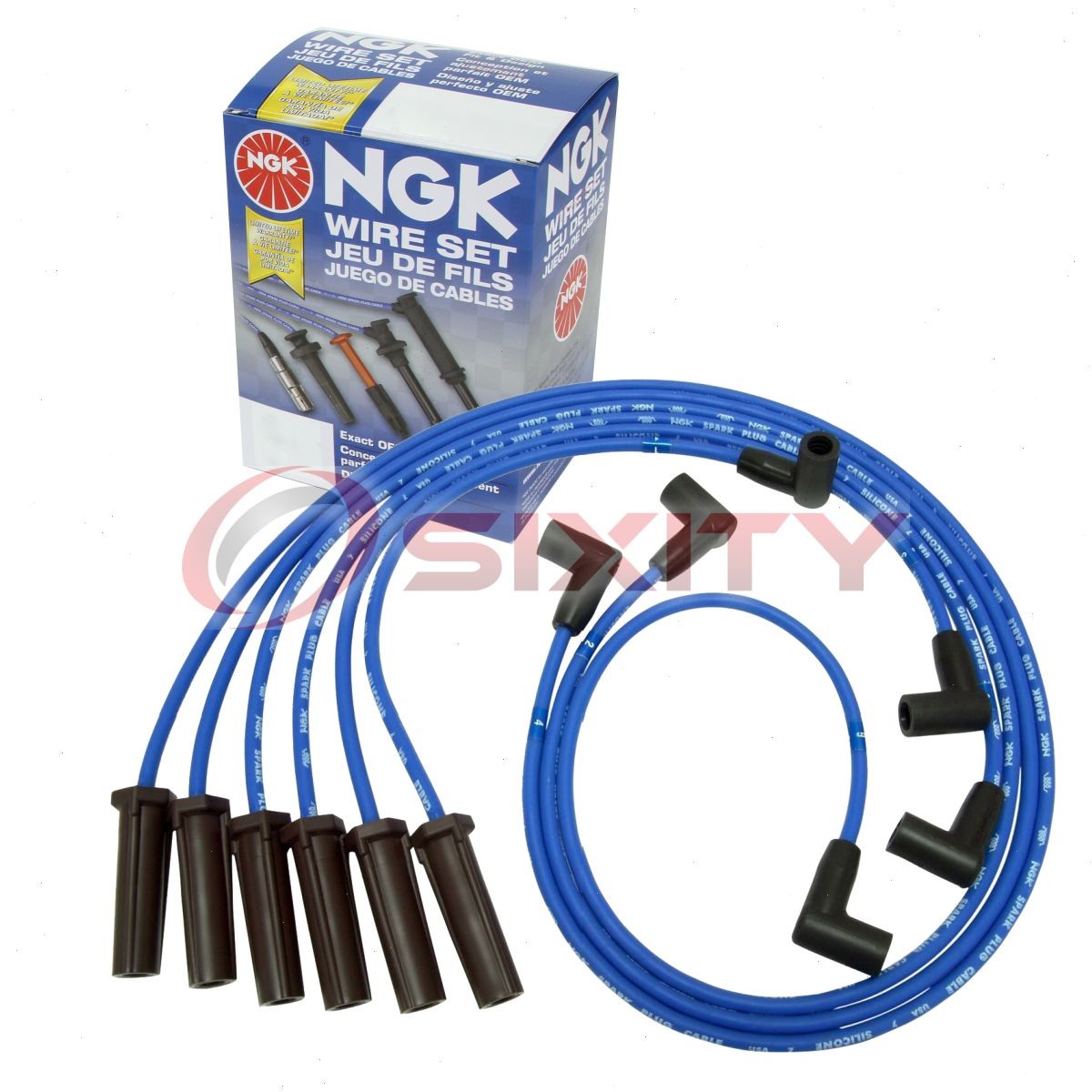 1 pc NGK Spark Plug Wire Set for 2000-2005 Chevrolet Monte Carlo 3.4L 3.8L jk