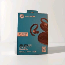 JLab Audio JBuds Air Sport Wireless Earbuds 3rd Gen - Black- 44+Hrs Playtime