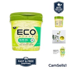 Gel Olive Oil Styling - Adds Shine and Tames Split Ends - Delivers Moisture t...