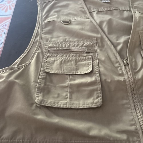 Olympin A Vest Fishing Hunting Camping Photography 2XL Beige New with Tags - Picture 5 of 10