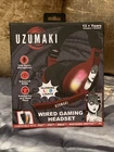 UZUMAKI Wired Gaming Headset LED Multi Compatible Rare Exclusive