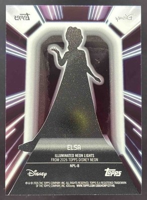 2026 Topps Disney Neon Elsa PETG Lights #NPL-8 | eBay