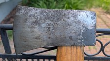 Vintage C.H. Carl Helsper 3 lbs Axe Helko Werk Crown Germany w/ Hunter Handle
