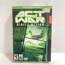 Act of War: Direct Action PC Game DVD-ROM 2005 Original Big Box Complete VG