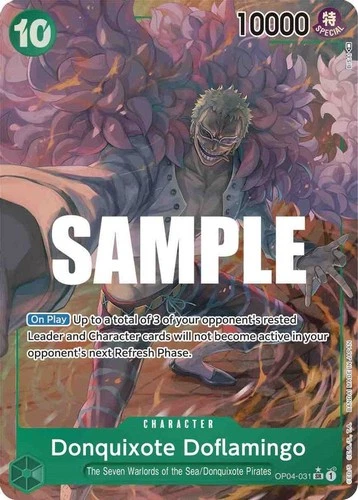 Donquixote Doflamingo (OP04-031/202) opcop04 NM FOIL- Alternate Art