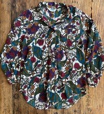 Vintage Partners longsleeve button up shirt , floral /paisley cottage core boho