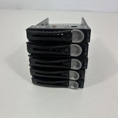 Lot of  (5) Dell 7JC8P D273R 2.5'' PowerEdge Server SAS SATA SSD Hard Drive Trays