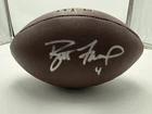 Brett Favre Signed Full Size Wilson NFL Football BF4 COA NFL Champion MVP HOF
