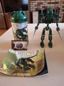 2004 Bionicle Toa Metru Set of 6: 8601-8606 w/Cans, Instructions & Kanoka Cards