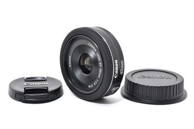Canon EF 40mm f/2.8 STM Lens Macro Pancake Lens Black 8186 | eBay