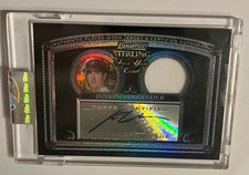 2005 Bowman Sterling Justin Verlander First Year Card Black Refractor 22/25 Auto