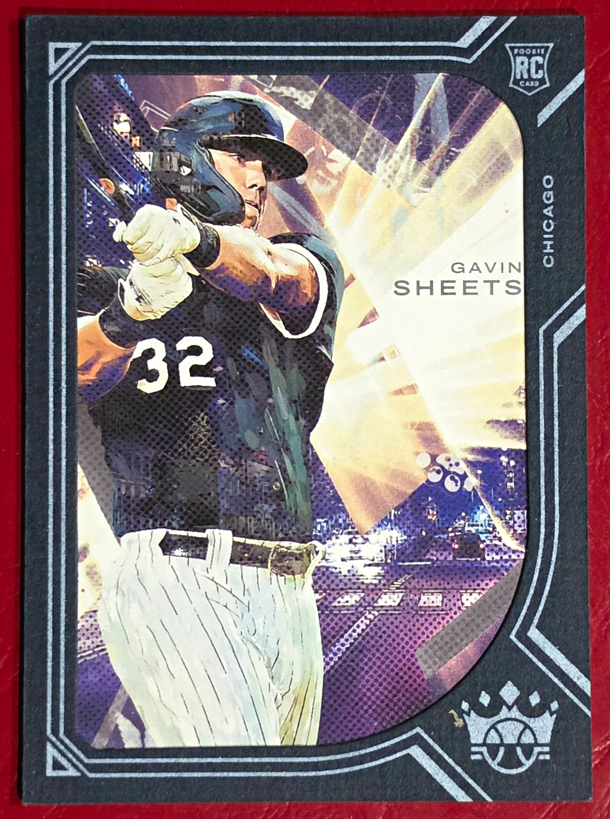 2022 Panini Diamond Kings Rookies I Plum Frame - Gavin Sheets #84 (RC)