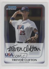 2011 Bowman Draft Chrome Prospects Trevor Clifton #BDPP95 3p5