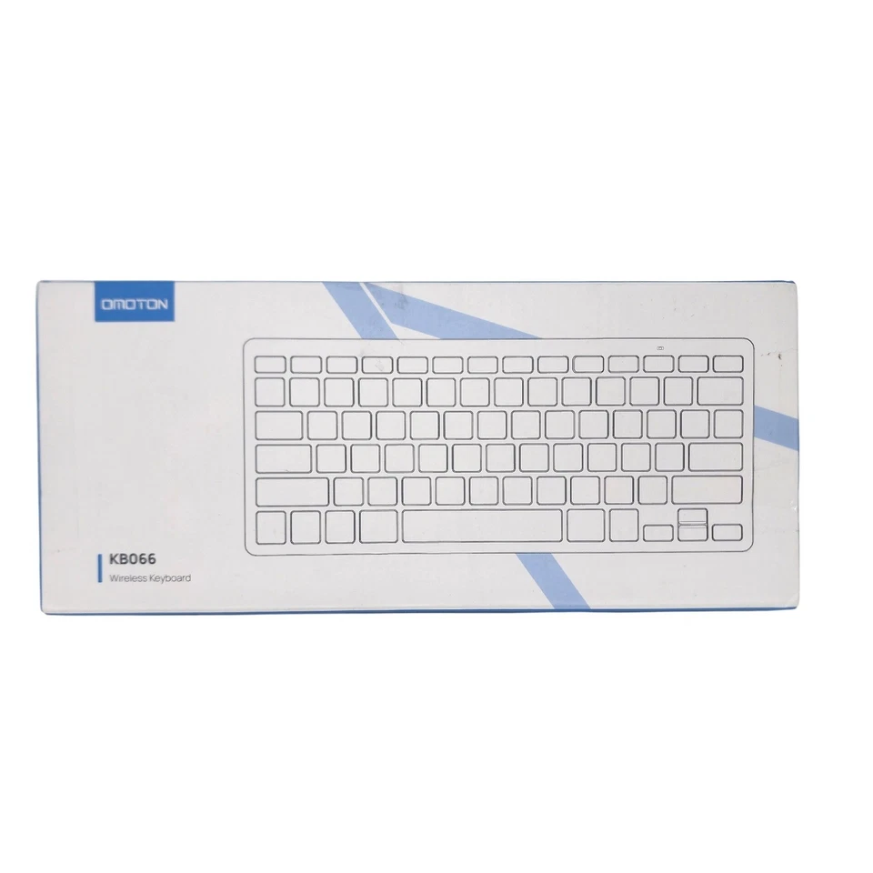 OMOTON KB066 Wireless Keyboard Rose Gold Slim Compact Portable - Image 2 of 4