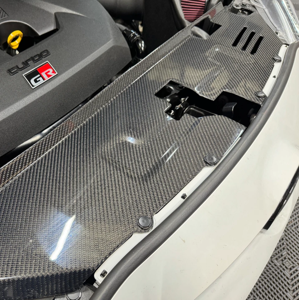 Carbon Fibre Cooling Panel / Plate for Toyota GR Yaris - Image 4 of 4