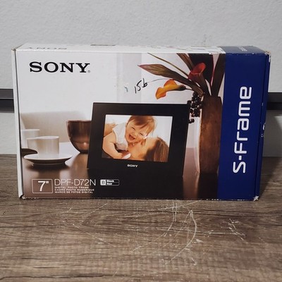 Sony S-Frame DPF-D72N Digital Photo Frame Black 7” | eBay