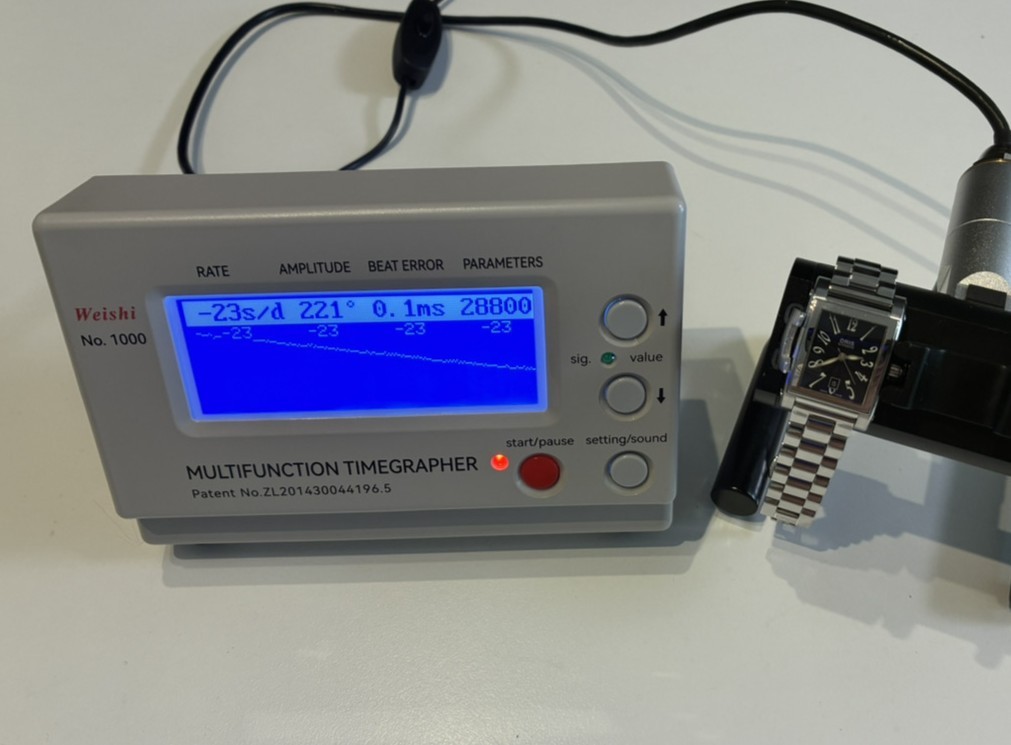 [Near MINT] Vintage ORIS Rectangular Date 7526 24… - image 10