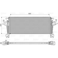 Valeo 818566 LadeluftküHler FüR Opel Chevrolet Astra Zafira GTC Cruze P10 P12
