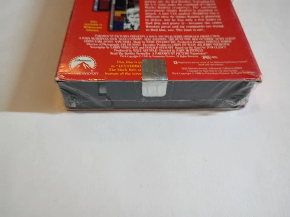 1996 The Hunt for Red October VHS Movie Video Widescreen Sean Connery New - Image 3 of 3