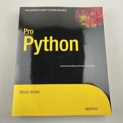 Pro Python Marty Alchin Experts Voice Open Source 2010 Programming Book