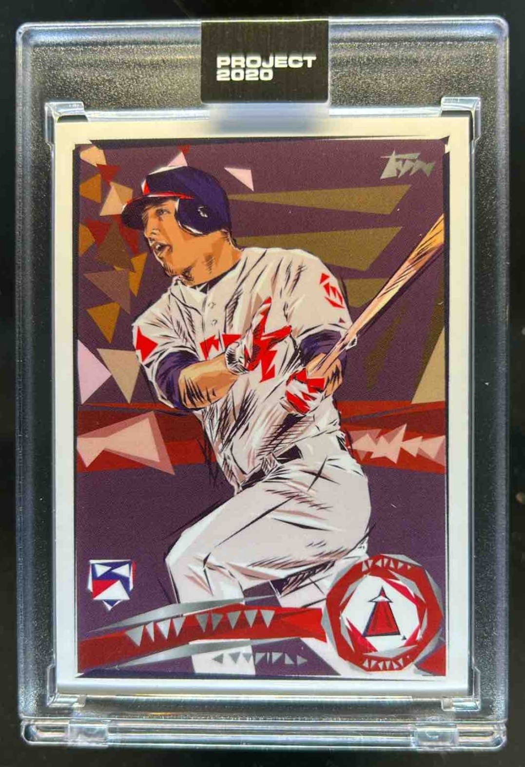 2020 Topps Project Mike Trout #167 Angels