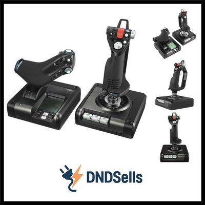 Logitech G Saitek X52 Pro Flight Control System Schubregler Stick-Simulations...