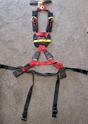 Buckingham 603P8Q7 Tower Climbing Safety Harness X-Style Quick Connect Large L