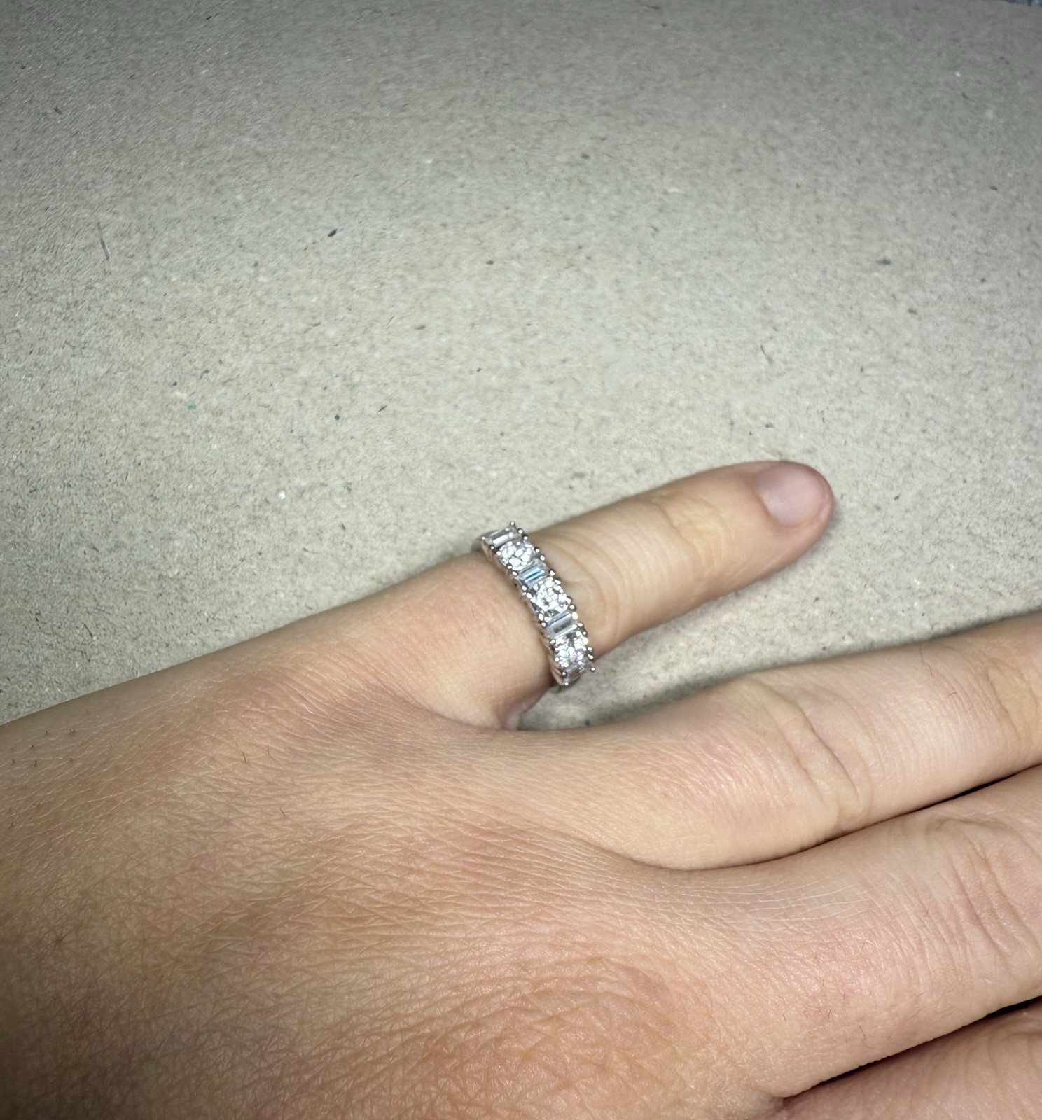 Strikingly Beautiful Solid Sterling Silver Cubic … - image 6