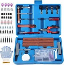 Tire Repair Kit,117pcs Heavy Duty Tire Plug Kit,with Universal Tire Patch Kit to