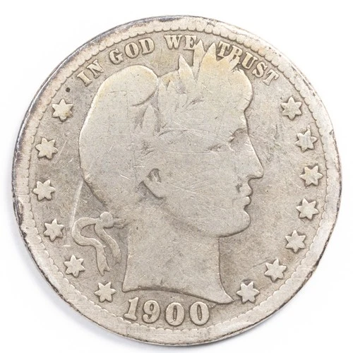 New Listing1900-S Barber Quarter - 90% Silver