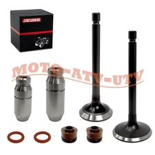 Intake Exhaust Valve Stem Guide Valve Seals Kit Set for Yamaha TTR125 2000-2016