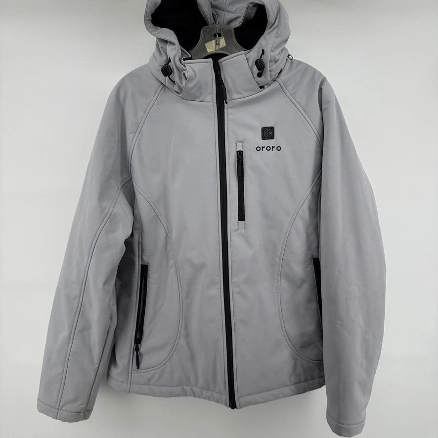Ororo Jacket Mens Large Gray Heated Softshell Hooded Full Zip Outdoor Ski
Opens in a new window or t