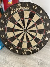 EastPoint Sports Size 18" Bristle Dartboard Premium Norwhal Kingston USED